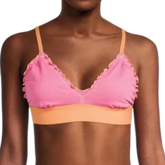 No Boundaries Lettuce Edge Bralette - Picture 2 of 8